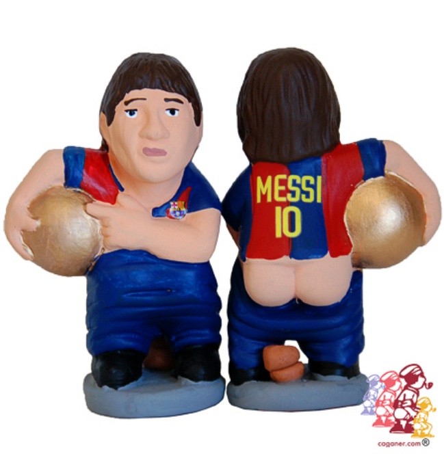Messi với Quả bóng Vàng.